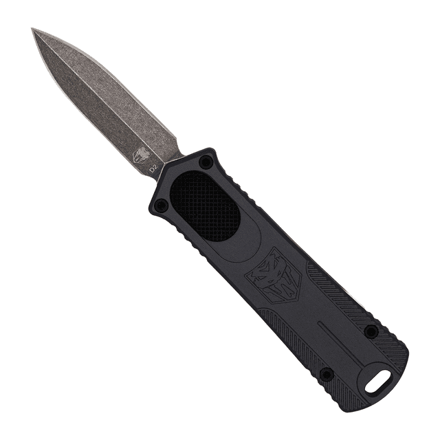 CobraTec Knives 952GEN2BLKDAGNS 952 Gen II 2" OTF Dagger Plain Anodized D2 Steel Blade CobraTec Knives 952GEN2BLKDAGNS 952 Gen II 2" OTF Dagger Plain Anodized D2 Steel Blade