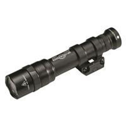 SureFire Dual Fuel LED Scout Light WeaponLight 1500 Lumens 2x CR123A/18650A Batteries Tail Cap Switch Aluminum Body Black SureFire Dual Fuel LED Scout Light WeaponLight 1500 Lumens 2x CR123A/18650A Batteries Tail Cap Switch Aluminum Body Black