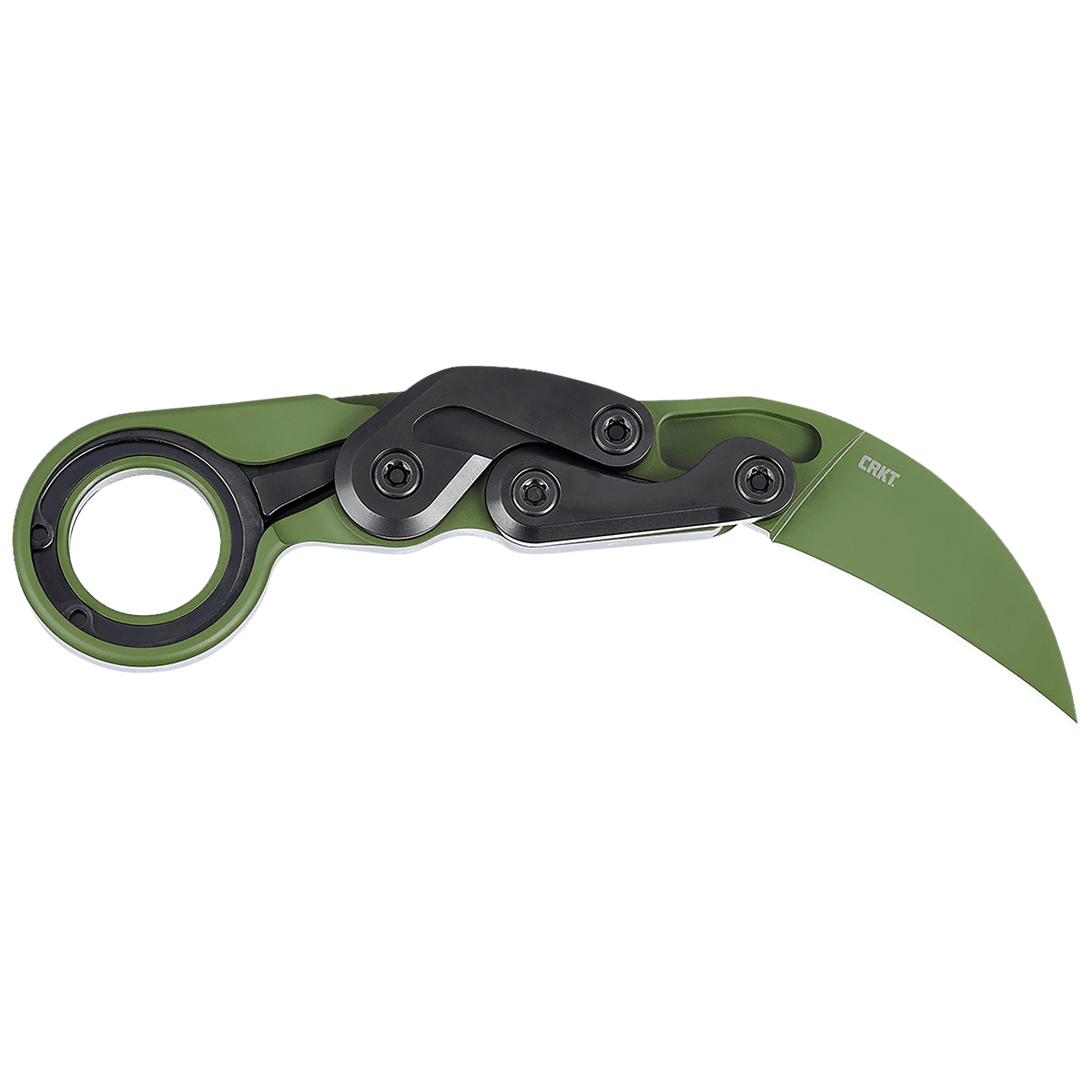 CRKT 4040BG Provoke 2.41" Folding Karambit Plain Bright Green Cerakote D2 Steel CRKT 4040BG Provoke 2.41" Folding Karambit Plain Bright Green Cerakote D2 Steel