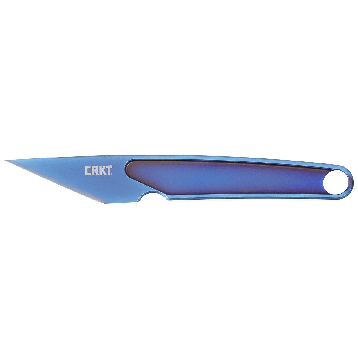 CRKT 7065 HangTi EDC 1.06" Fixed Kiridashi Plain Blue TiNi Titanium Blade, Blue Titanium Handle CRKT 7065 HangTi EDC 1.06" Fixed Kiridashi Plain Blue TiNi Titanium Blade, Blue Titanium Handle