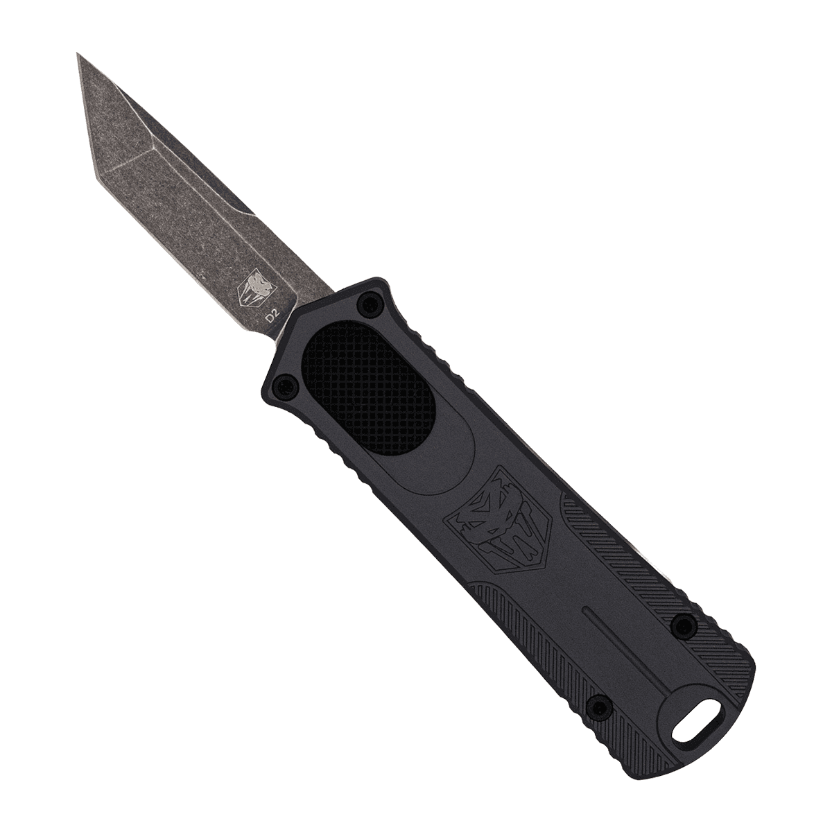 CobraTec Knives CALI952GEN2BLKTNS 952 Gen II *CA Complaint 1.88" OTF Tanto Plain Anodized D2 Steel Blade CobraTec Knives CALI952GEN2BLKTNS 952 Gen II *CA Complaint 1.88" OTF Tanto Plain Anodized D2 Steel Blade