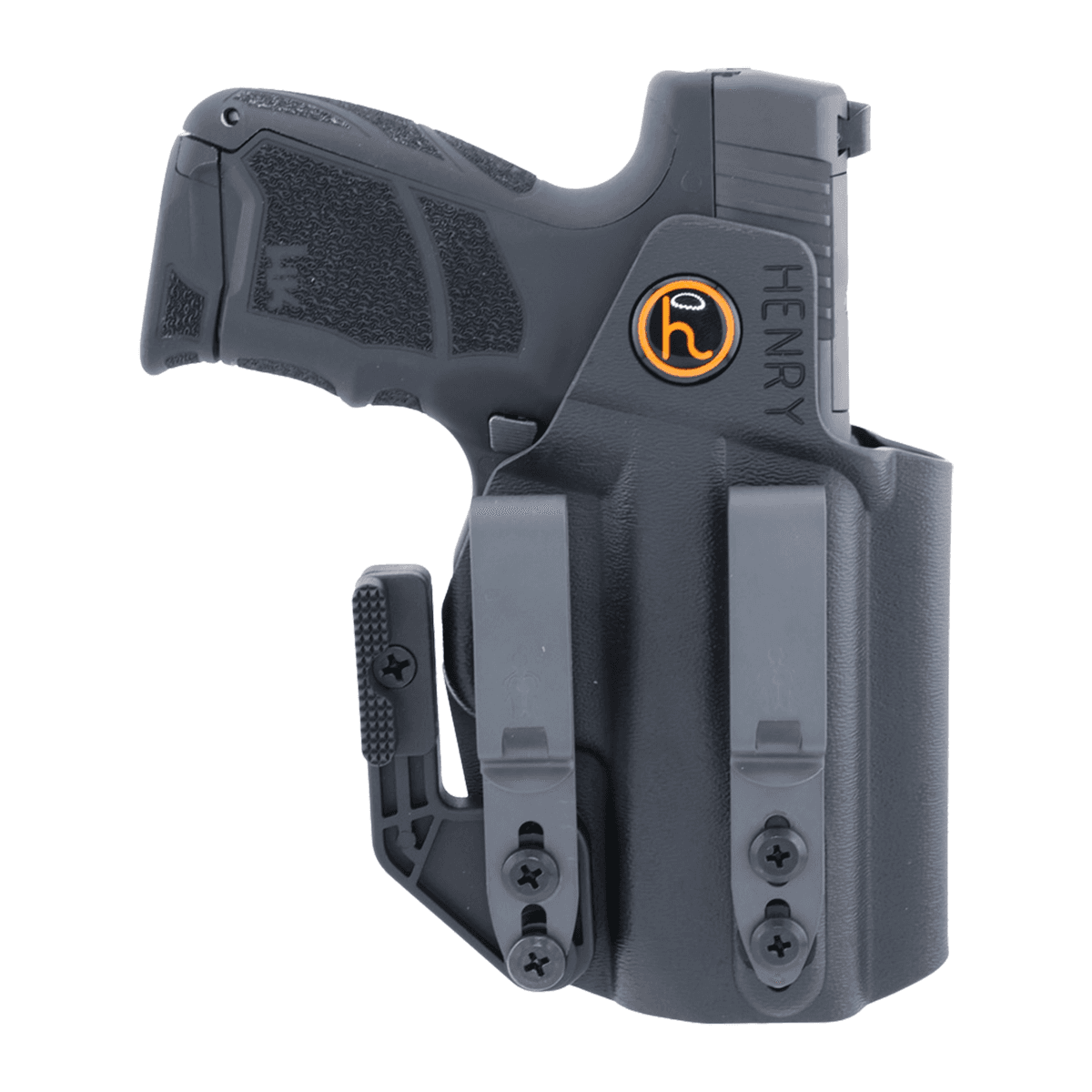 Henry Holsters HH-0018-28 Cipher AIWB/IWB Black Boltaron Fits HK P30L Ambidextrous Henry Holsters HH-0018-28 Cipher AIWB/IWB Black Boltaron Fits HK P30L Ambidextrous