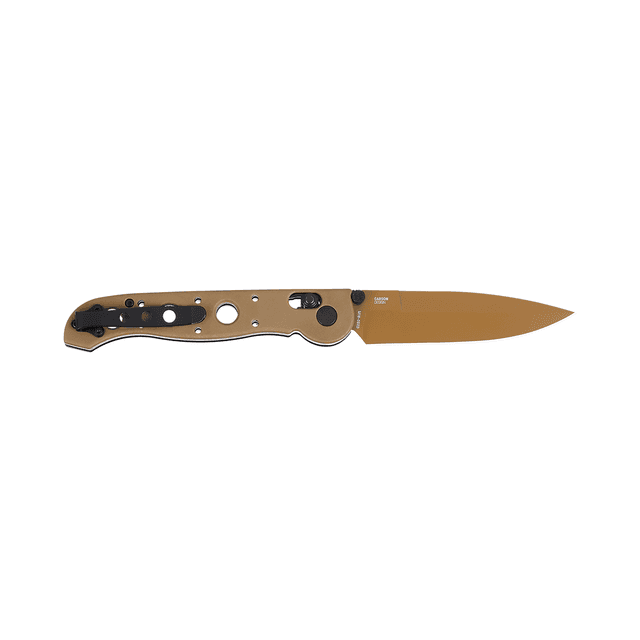 CRKT M1603XD M16 03XD 3.57" Folding Spear Point Plain Desert Tan D2 Steel Blade w/Grivory Handle CRKT M1603XD M16 03XD 3.57" Folding Spear Point Plain Desert Tan D2 Steel Blade w/Grivory Handle