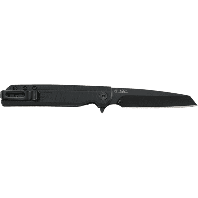CRKT 3802KC LCK + EDC 3.24" Folding Tanto Plain Black Oxide 8Cr13MoV SS Blade, Black GRN Handle CRKT 3802KC LCK + EDC 3.24" Folding Tanto Plain Black Oxide 8Cr13MoV SS Blade, Black GRN Handle