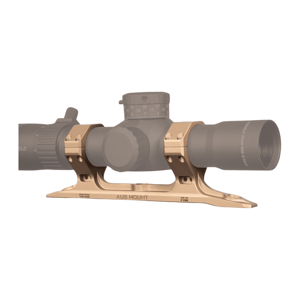 Q LLC 100-365 The Fix Scope Mount/Rings 35mm FDE Q LLC 100-365 The Fix Scope Mount/Rings 35mm FDE