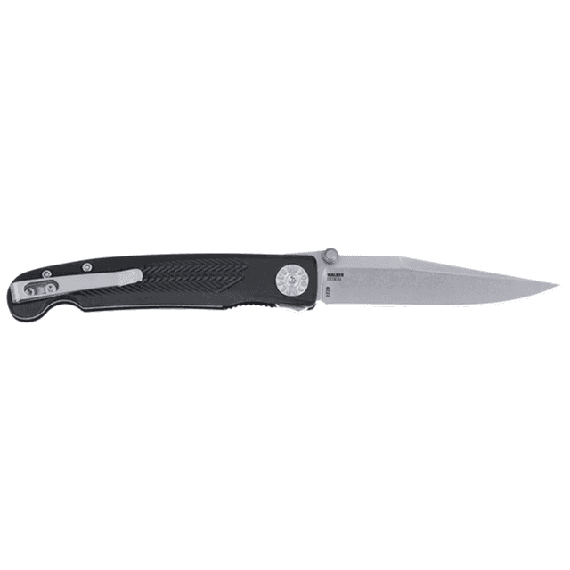 CRKT 4220 Fidus 3.22" Folding Plain Stonewashed 12C27 Sandvik SS Blade, Black Textured GRN Handle CRKT 4220 Fidus 3.22" Folding Plain Stonewashed 12C27 Sandvik SS Blade, Black Textured GRN Handle