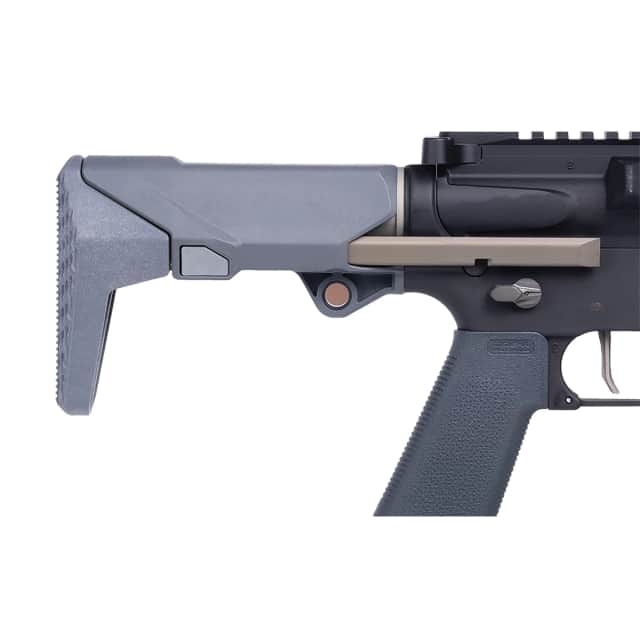 Q LLC Shorty Gray Polymer Fits AR/M4 ACCSHORTYSTOCKGRAY Q LLC Shorty Gray Polymer Fits AR/M4 ACCSHORTYSTOCKGRAY