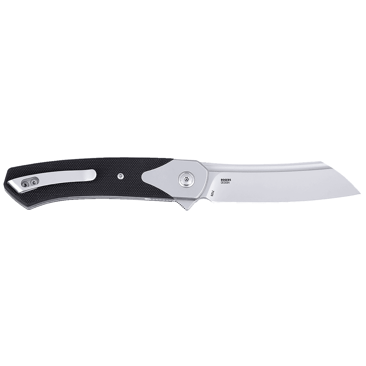 CRKT 7135 Viento EDC 3.23" Folding Sheepsfoot Plain Bead Blasted D2 Steel Blade, Black G10/SS Handle CRKT 7135 Viento EDC 3.23" Folding Sheepsfoot Plain Bead Blasted D2 Steel Blade, Black G10/SS Handle