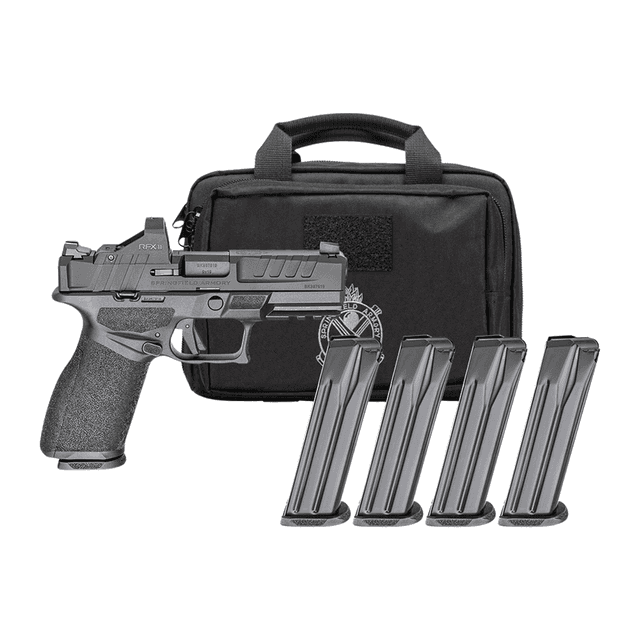 Springfield Armory EC9409BFCCAPAC Echelon 40F.C Gear Pac *CA Compliant 9mm Luger 10+1 4" Black Melonite Barrel Springfield Armory EC9409BFCCAPAC Echelon 40F.C Gear Pac *CA Compliant 9mm Luger 10+1 4" Black Melonite Barrel