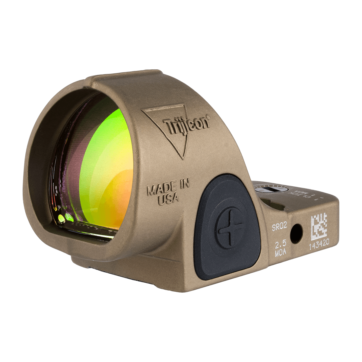 Trijicon 2500020 SRO1 Coyote Brown 1x 2.5 MOA Red Dot Reticle Trijicon 2500020 SRO1 Coyote Brown 1x 2.5 MOA Red Dot Reticle