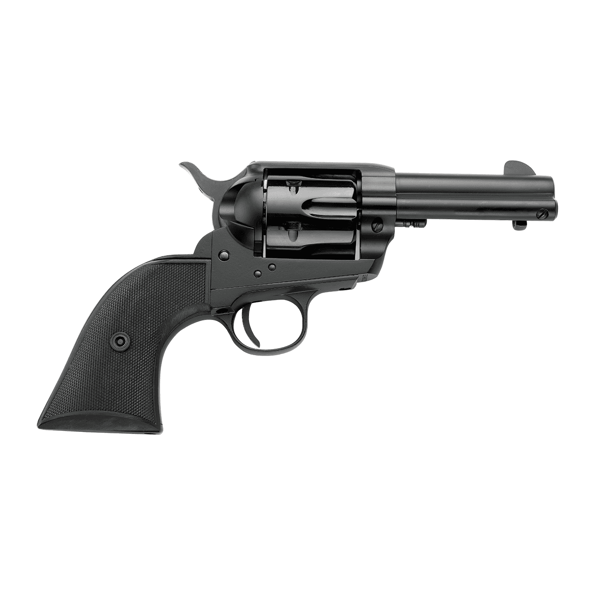 Pietta PFI9ALLOYAS312CB Alloy 9mm Luger 6 Shot 3.50" Matte Black Alloy Steel Barrel & Frame Pietta PFI9ALLOYAS312CB Alloy 9mm Luger 6 Shot 3.50" Matte Black Alloy Steel Barrel & Frame
