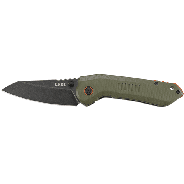 CRKT 6280C Overland EDC 3" Folding Plain Stonewashed 8Cr13MoV SS Blade CRKT 6280C Overland EDC 3" Folding Plain Stonewashed 8Cr13MoV SS Blade