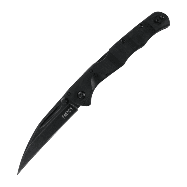 Cold Steel CSFL35FRNBKBK Frenzy II 5.50" Folding Sheepsfoot Plain Black S35VN SS Blade Cold Steel CSFL35FRNBKBK Frenzy II 5.50" Folding Sheepsfoot Plain Black S35VN SS Blade