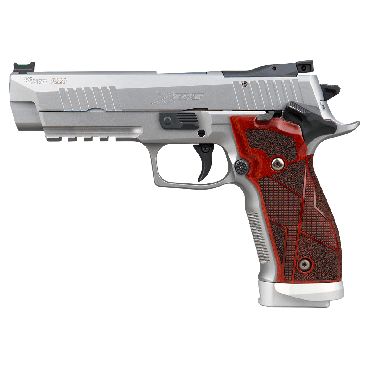 Sig Sauer 226X59CL2SAO P226 XFive Classic Full Size 9mm Luger 10+1 5" Bull Barrel, Stainless Steel Optic Ready Sig Sauer 226X59CL2SAO P226 XFive Classic Full Size 9mm Luger 10+1 5" Bull Barrel, Stainless Steel Optic Ready