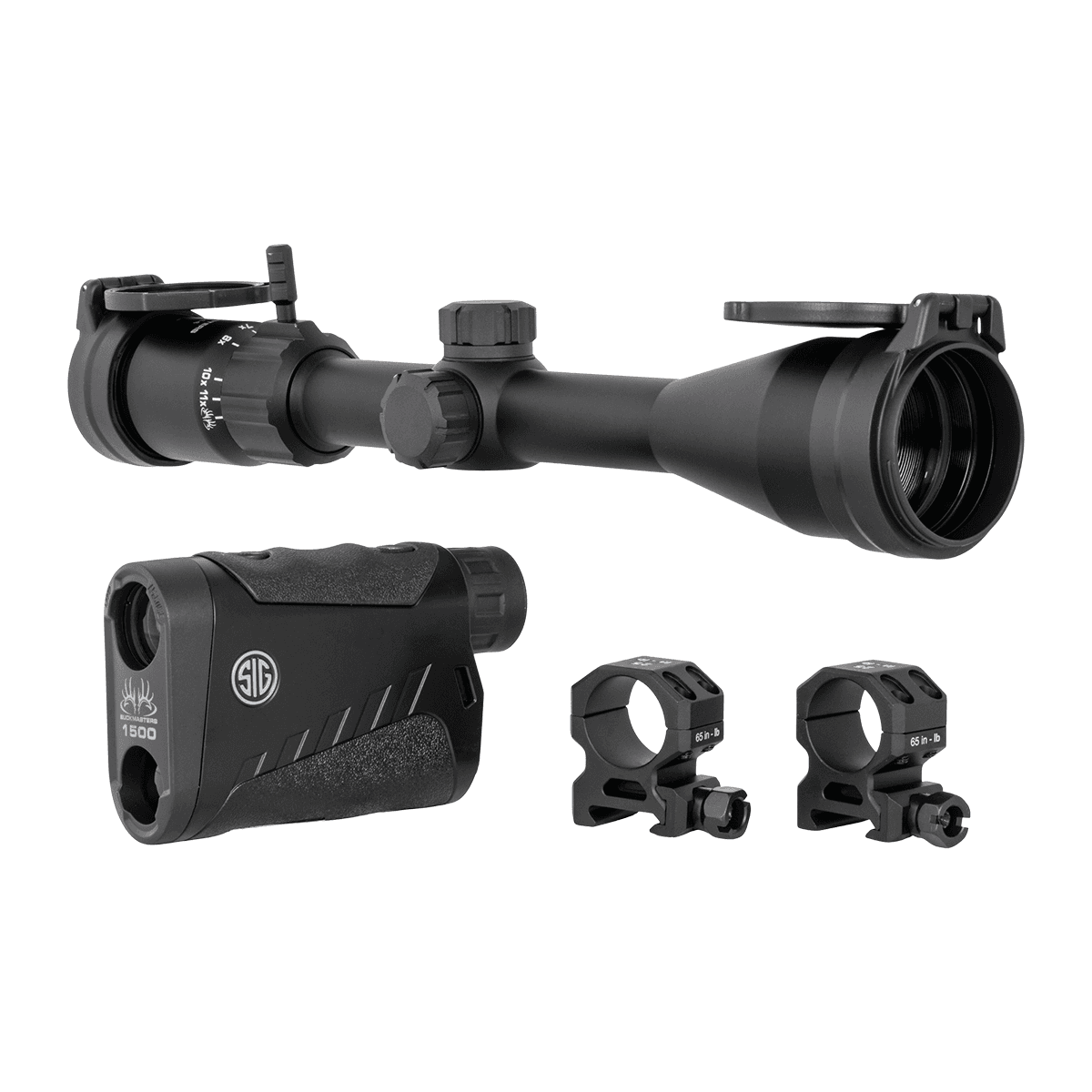 Sig Sauer SOK15BM07 Buckmaster 3-12x44 w/ Rangefinder & Ring Kit Sig Sauer SOK15BM07 Buckmaster 3-12x44 w/ Rangefinder & Ring Kit