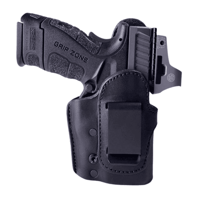 Urban Carry LLIWBRMR208BKR Signature LockLeather IWB Black Leather Fits Glock 26/S&W Shield RMR Right Hand Urban Carry LLIWBRMR208BKR Signature LockLeather IWB Black Leather Fits Glock 26/S&W Shield RMR Right Hand
