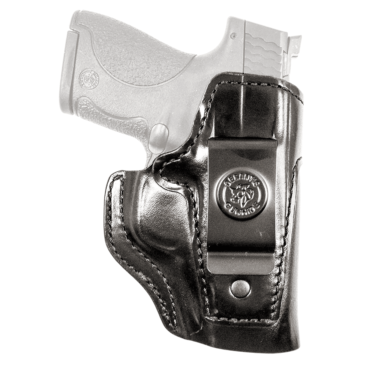 DeSantis Gunhide 127BA2WZ0 Inside Heat IWB Black Leather Fits Springfield Hellcat Pro Right Hand DeSantis Gunhide 127BA2WZ0 Inside Heat IWB Black Leather Fits Springfield Hellcat Pro Right Hand