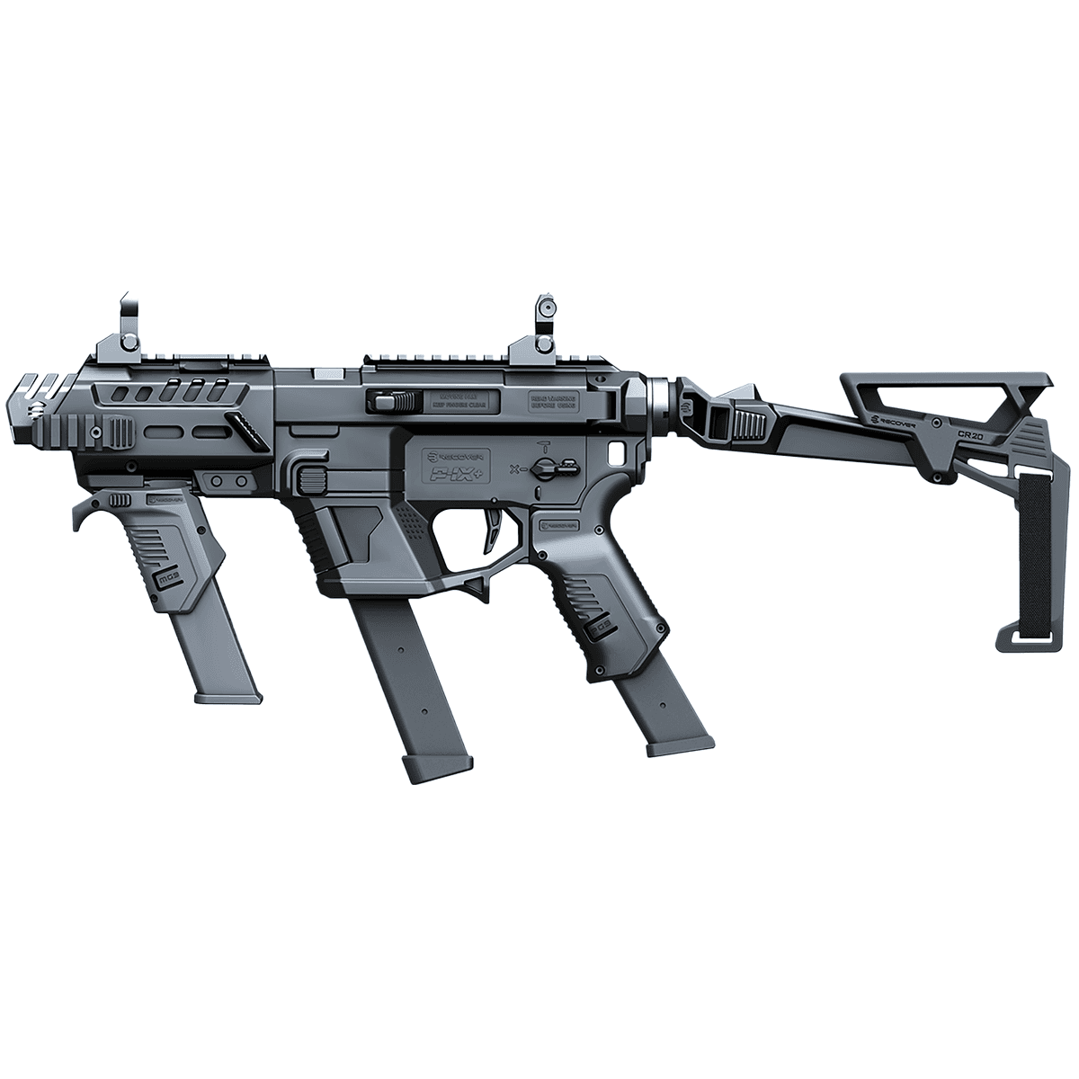 Recover Tactical PIXPMG-FBR-01 PIX+PG9 FG MG9 SR20 F-BRACE Fits Glock Handguns Recover Tactical PIXPMG-FBR-01 PIX+PG9 FG MG9 SR20 F-BRACE Fits Glock Handguns
