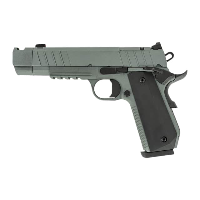 Tisas Arms 10100134 1911 Night Stalker Carry 10mm Auto 8+1 4.25" Black Bull Barrel, Gray Tisas Arms 10100134 1911 Night Stalker Carry 10mm Auto 8+1 4.25" Black Bull Barrel, Gray