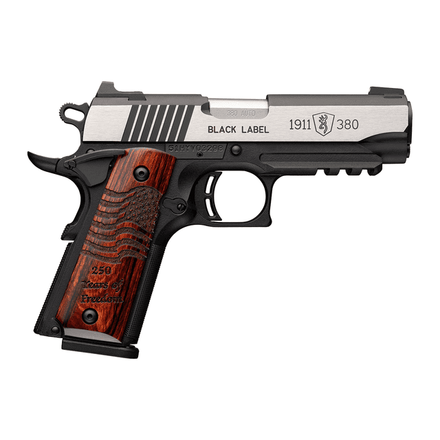 Browning 051125492 1911 Black Label Medallion 250 Compact 380 ACP 8+1 3.63" Matte Stainless Barrel Browning 051125492 1911 Black Label Medallion 250 Compact 380 ACP 8+1 3.63" Matte Stainless Barrel