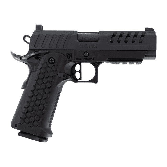 MAC 12500033 Cerberus 9mm Luger 17+1 4.40" Bull w/Target Crown Barrel MAC 12500033 Cerberus 9mm Luger 17+1 4.40" Bull w/Target Crown Barrel