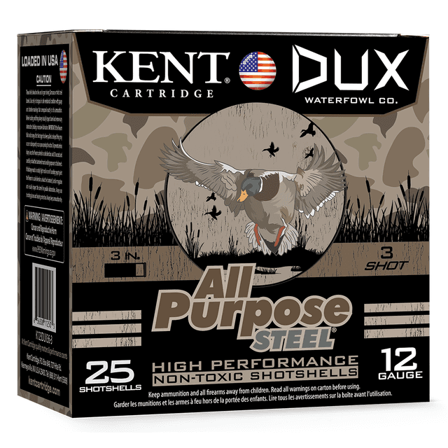 Kent Cartridge CC123DUX363 12 Gauge 3" 1 1/4oz 3 Shot 100 Per Box Kent Cartridge CC123DUX363 12 Gauge 3" 1 1/4oz 3 Shot 100 Per Box