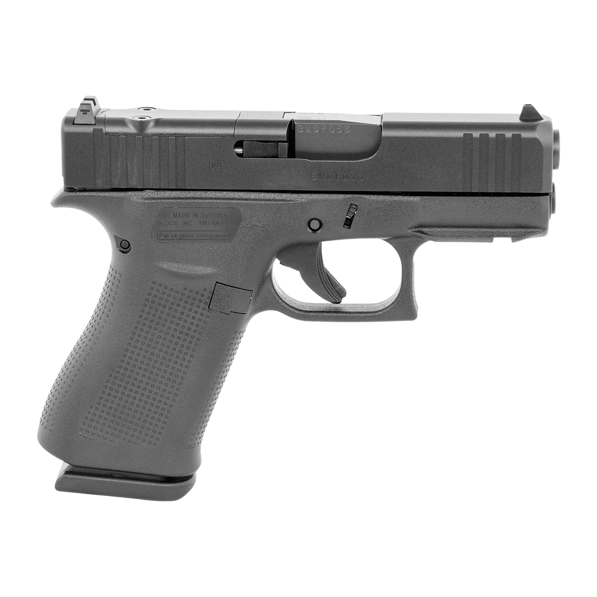 Glock PX4350203FRMOS G43X MOS 9mm Luger 15+1 3.41" Black GMB Barrel, Black Steel Optic Ready Glock PX4350203FRMOS G43X MOS 9mm Luger 15+1 3.41" Black GMB Barrel, Black Steel Optic Ready