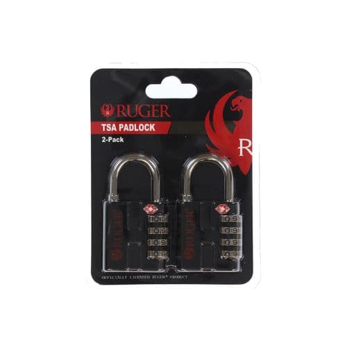SNAPSAFE TSA Padlocks RUGER BRAND (2 Pack) SNAPSAFE TSA Padlocks RUGER BRAND (2 Pack)