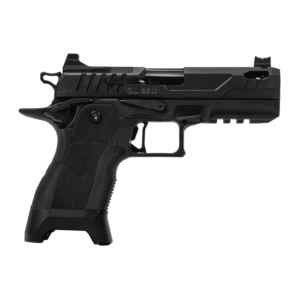 Oa Defense 2311 Pro w/Plus Kit Compact Frame 9mm Luger 17+1 4.25" Black Ported Barrel, DLC Black Steel Optic Ready Oa Defense 2311 Pro w/Plus Kit Compact Frame 9mm Luger 17+1 4.25" Black Ported Barrel, DLC Black Steel Optic Ready