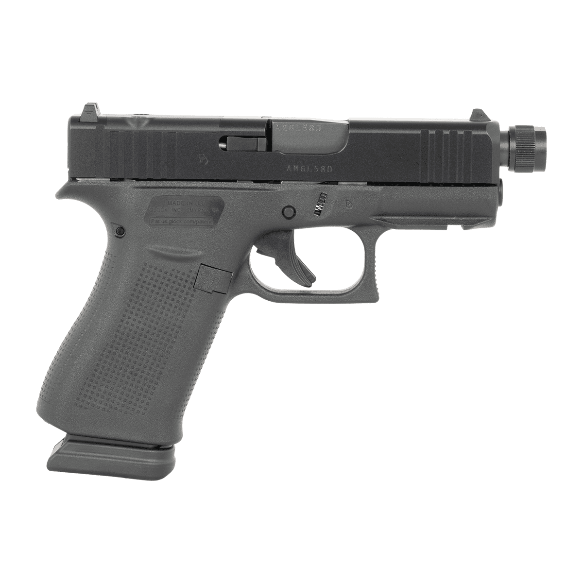 Glock UX4350201FRMOSTB G43X 9mm Luger 10+1 3.41" Black Threaded Barrel, Black Steel Optic Ready Glock UX4350201FRMOSTB G43X 9mm Luger 10+1 3.41" Black Threaded Barrel, Black Steel Optic Ready
