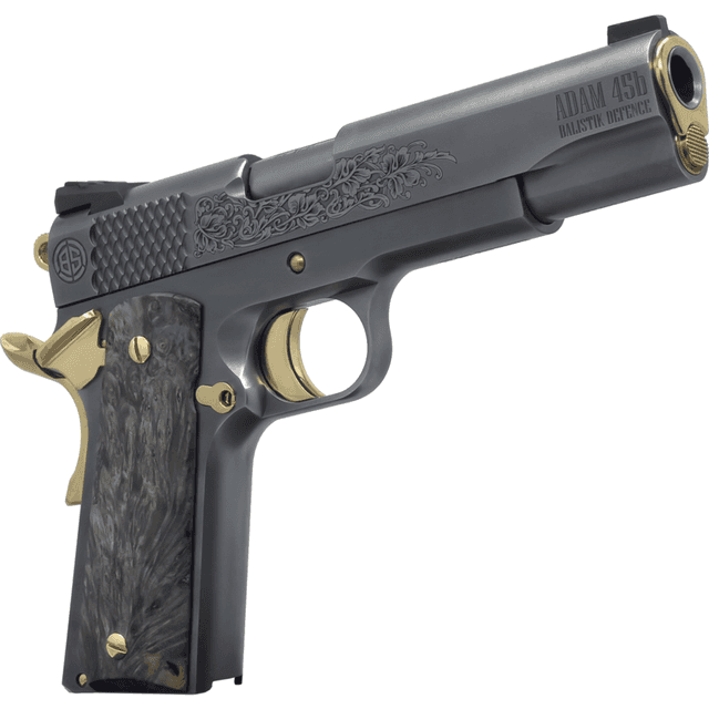 Dickinson LLC DKSN45TBP Adam 1911 Titan Full Size 45 ACP 8+1 5" Black Barrel Dickinson LLC DKSN45TBP Adam 1911 Titan Full Size 45 ACP 8+1 5" Black Barrel