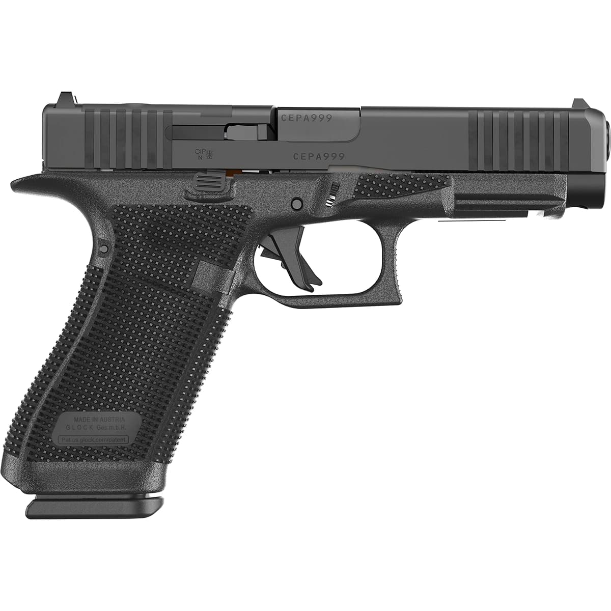 Glock P61750203 G17 Gen6 Full Size 9mm Luger 17+1 4.49" Black GMB Barrel Glock P61750203 G17 Gen6 Full Size 9mm Luger 17+1 4.49" Black GMB Barrel