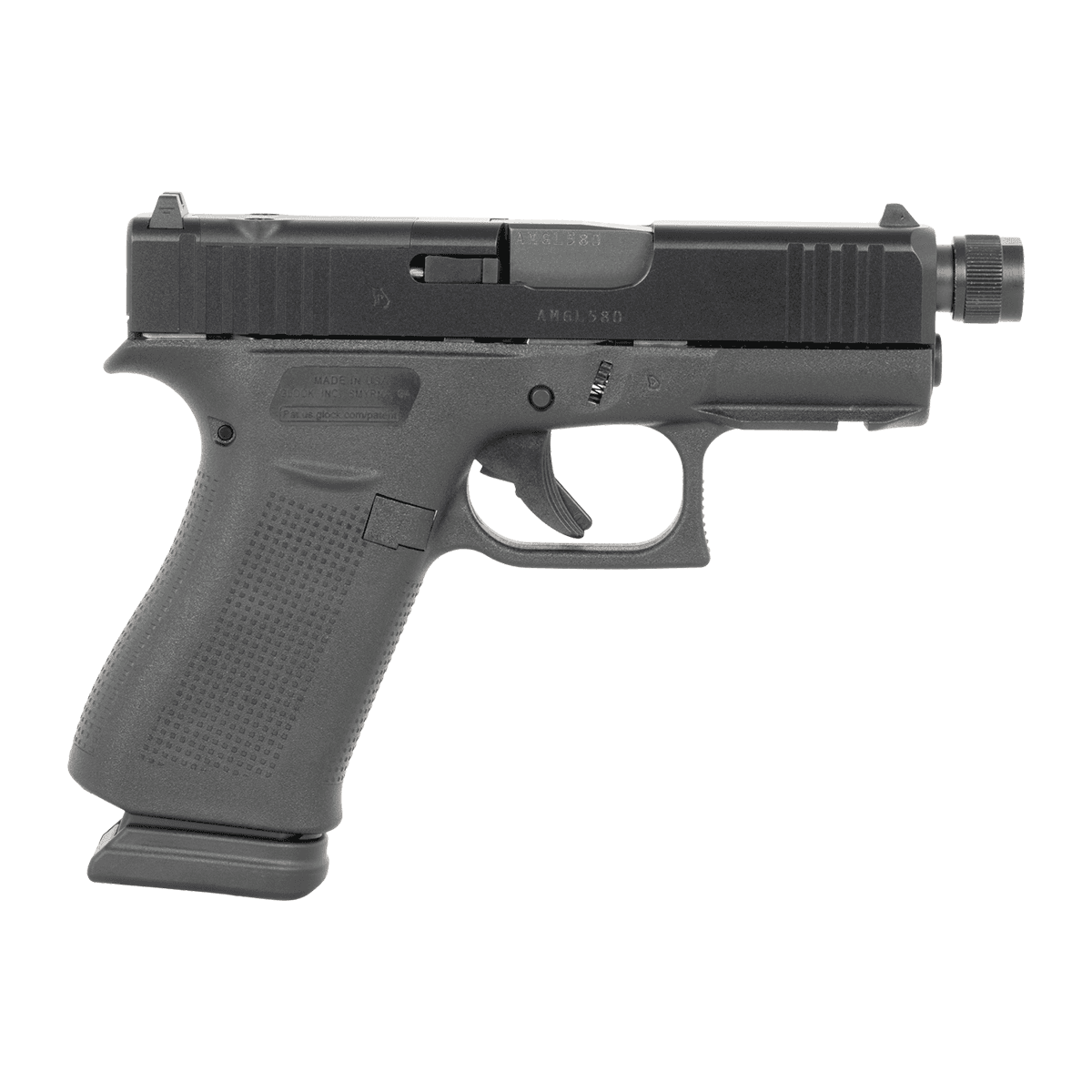 Glock UX4350203FRMOSTB G43X MOS Slim Sub-Compact 9mm Luger 15+1 3.41" Black Threaded Barrel Glock UX4350203FRMOSTB G43X MOS Slim Sub-Compact 9mm Luger 15+1 3.41" Black Threaded Barrel