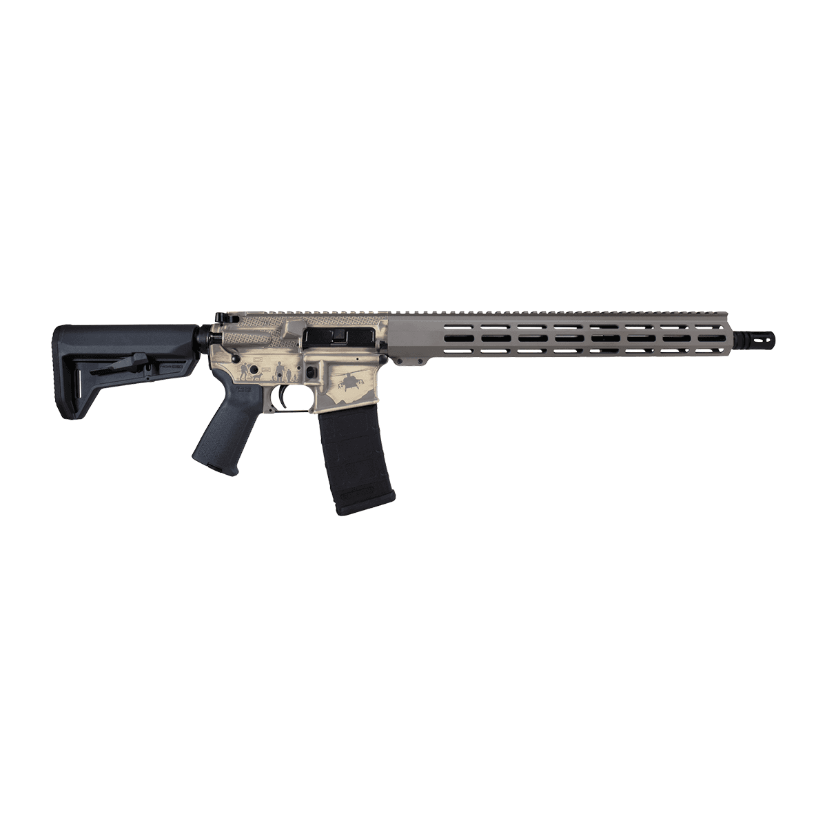 Shark Coast Tactical 300-111-1000-27 Military 5.56 NATO 30+1 16" Black Melonite Threaded Barrel Shark Coast Tactical 300-111-1000-27 Military 5.56 NATO 30+1 16" Black Melonite Threaded Barrel