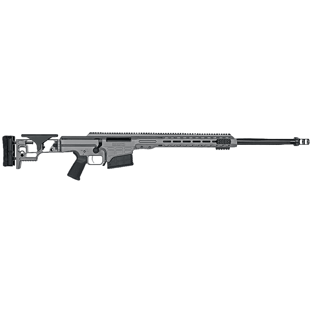 Barrett 18501 MRAD 300 PRC 10+1 26" Fluted Barrel, Tungsten Gray Barrett 18501 MRAD 300 PRC 10+1 26" Fluted Barrel, Tungsten Gray
