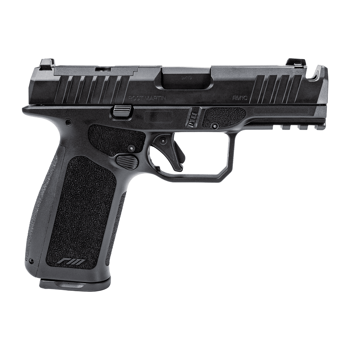 Rost Martin RM1XBCH RM1X Comp Compact 9mm Luger 19+1 4" Black Compensated Match Grade Barrel Rost Martin RM1XBCH RM1X Comp Compact 9mm Luger 19+1 4" Black Compensated Match Grade Barrel
