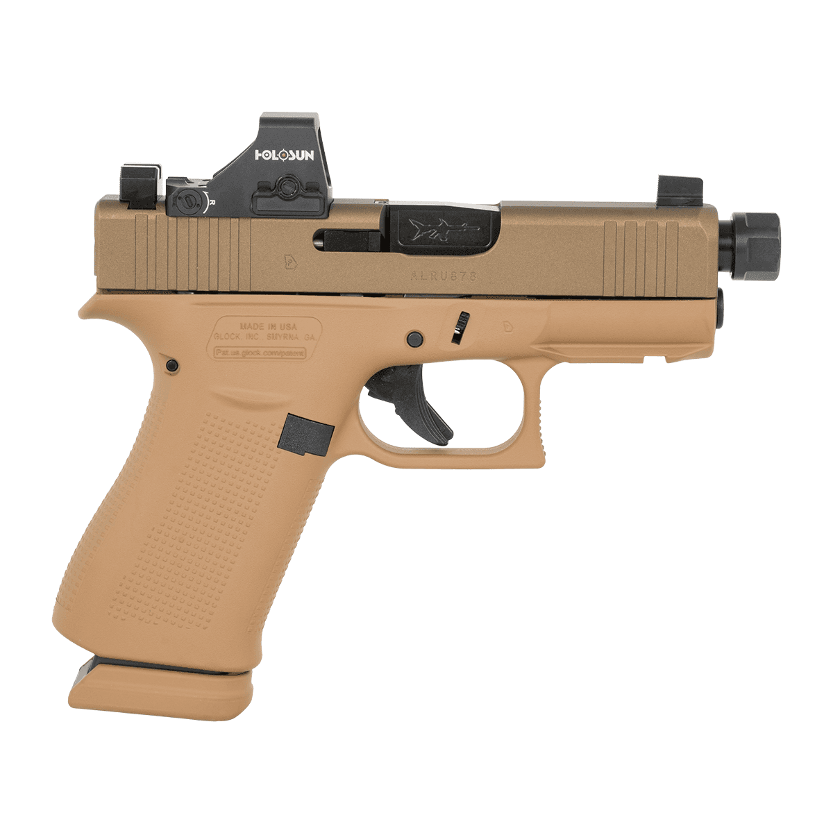 Glock UX4350204NR15ORNINO2 G43X 9mm Luger 15+1 3.41" Steel Serrated Slide Ambidextrous Glock UX4350204NR15ORNINO2 G43X 9mm Luger 15+1 3.41" Steel Serrated Slide Ambidextrous
