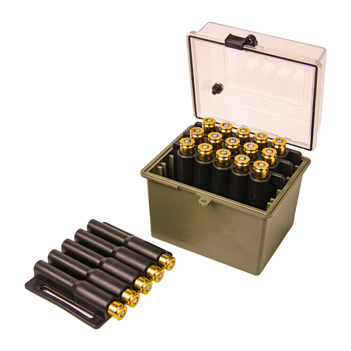 Berry's 63753 Safari Small Magnum Rifle Clear/Olive Polycarbonate 20rd Berry's 63753 Safari Small Magnum Rifle Clear/Olive Polycarbonate 20rd