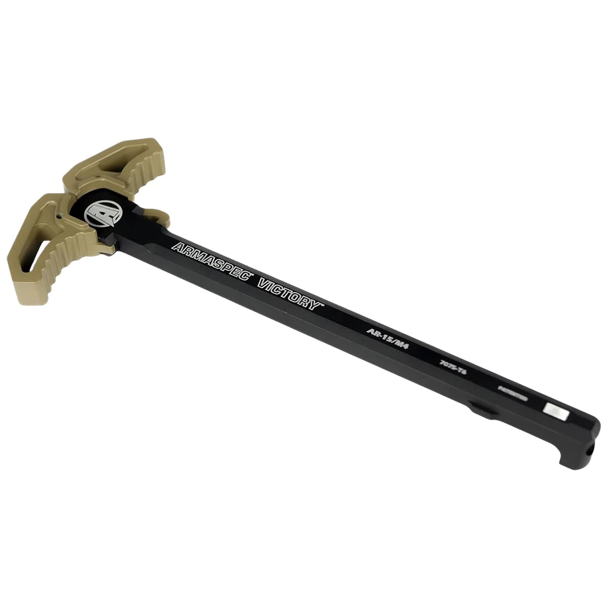 Armaspec ARM161-FDE Victory Charging Handle Flat Dark Earth Aluminum Ambidextrous Hand Armaspec ARM161-FDE Victory Charging Handle Flat Dark Earth Aluminum Ambidextrous Hand