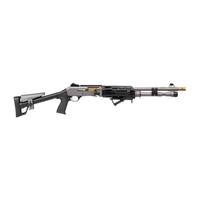 Panzer Arms PAM4NCSGGTMFSS M4 Pro AI 12 Gauge Semi-Auto 3" 5+1 18.50" Gray Ported Barrel Panzer Arms PAM4NCSGGTMFSS M4 Pro AI 12 Gauge Semi-Auto 3" 5+1 18.50" Gray Ported Barrel
