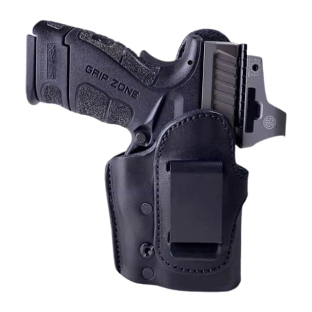 Urban Carry LLIWBRMR212BKR Signature LockLeather IWB Black Leather Fits 1911 3" RMR Right Hand Urban Carry LLIWBRMR212BKR Signature LockLeather IWB Black Leather Fits 1911 3" RMR Right Hand