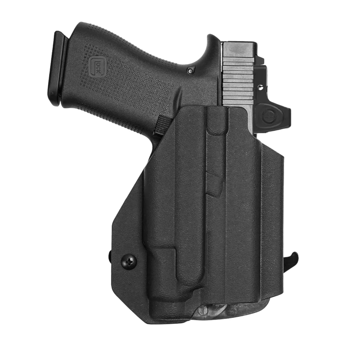 We The People Holsters OWB-R07GS_1000-R Optic Ready OWB Black Kydex Fits Glock 45MOS We The People Holsters OWB-R07GS_1000-R Optic Ready OWB Black Kydex Fits Glock 45MOS