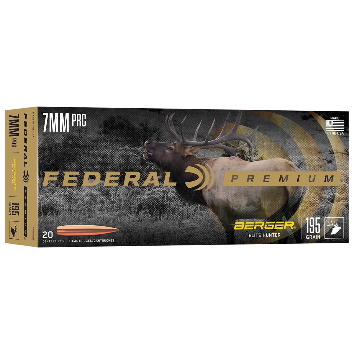 Federal P7PRCBH1 BackCountry 7PRC Berger Elite Hunter 20 Per Box Federal P7PRCBH1 BackCountry 7PRC Berger Elite Hunter 20 Per Box