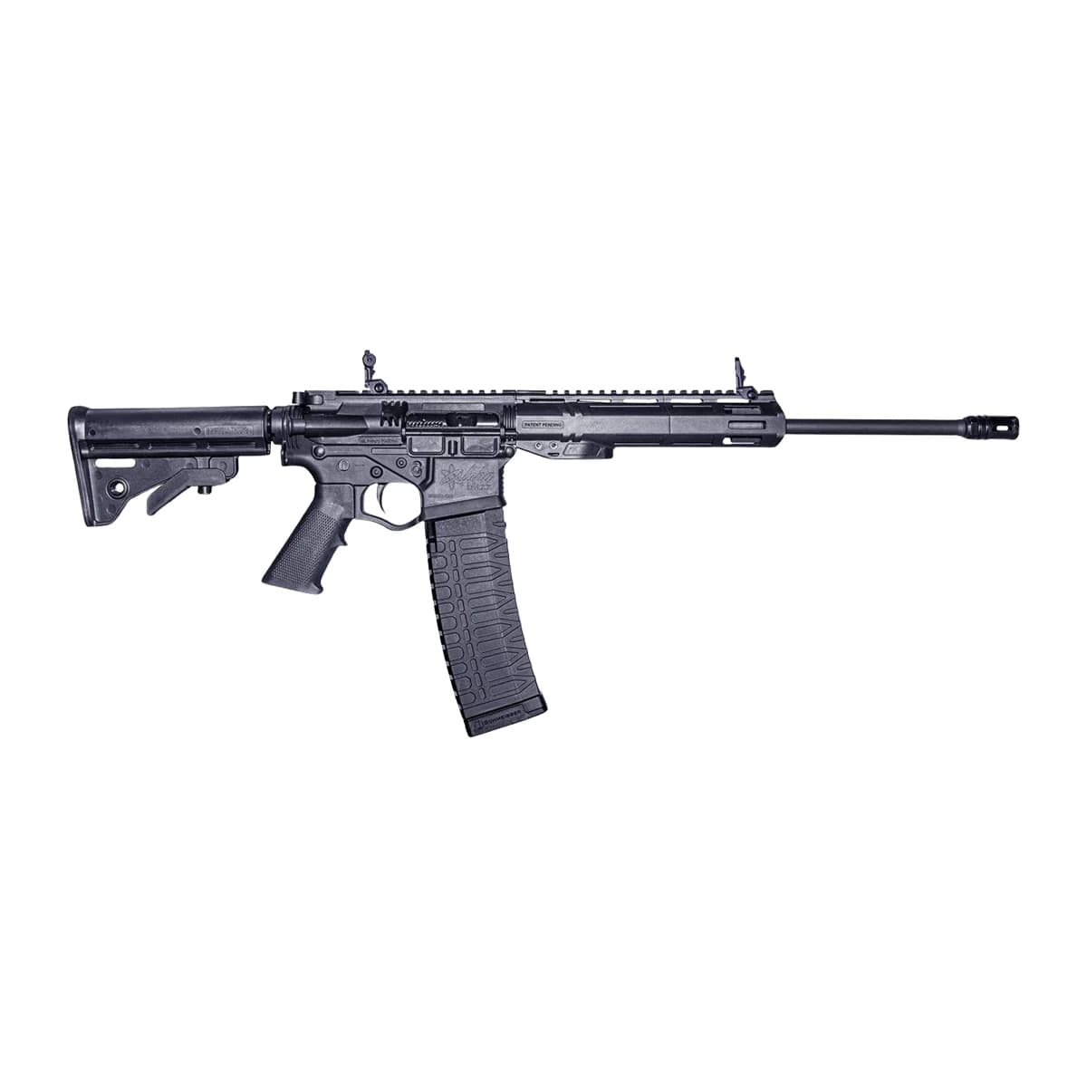 ATI Alpha Maxx 5.56 NATO 60+1 16" M-LOK Handguard ATI MM4 Black Polymer Stock ATI Alpha Maxx 5.56 NATO 60+1 16" M-LOK Handguard ATI MM4 Black Polymer Stock