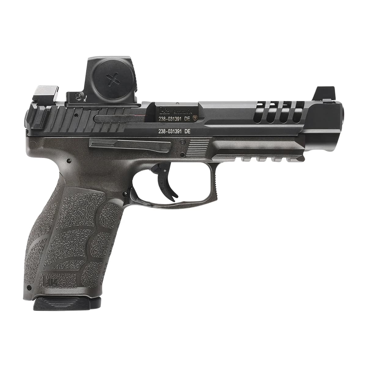 HK 81001372 VP9 A1 L w/Optic Full Size 9mm Luger 20+1 5" Black Steel Barrel HK 81001372 VP9 A1 L w/Optic Full Size 9mm Luger 20+1 5" Black Steel Barrel