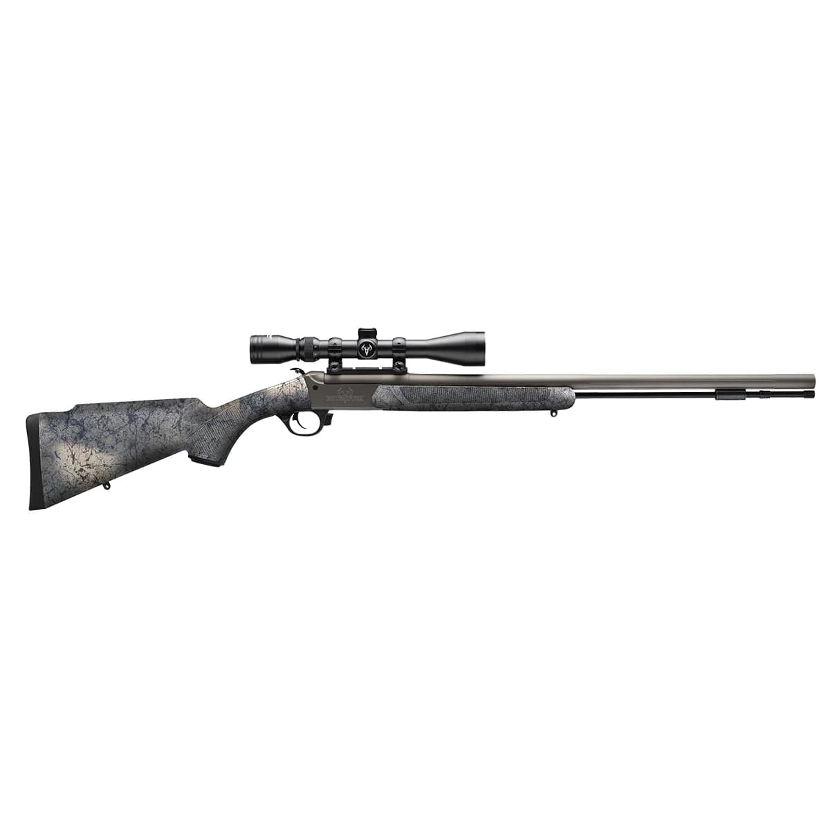 Traditions CR5846604437 NitroFire w/Scope 50 Cal Firestick 26" Tungsten Cerakote Fluted Threaded Barrel Traditions CR5846604437 NitroFire w/Scope 50 Cal Firestick 26" Tungsten Cerakote Fluted Threaded Barrel