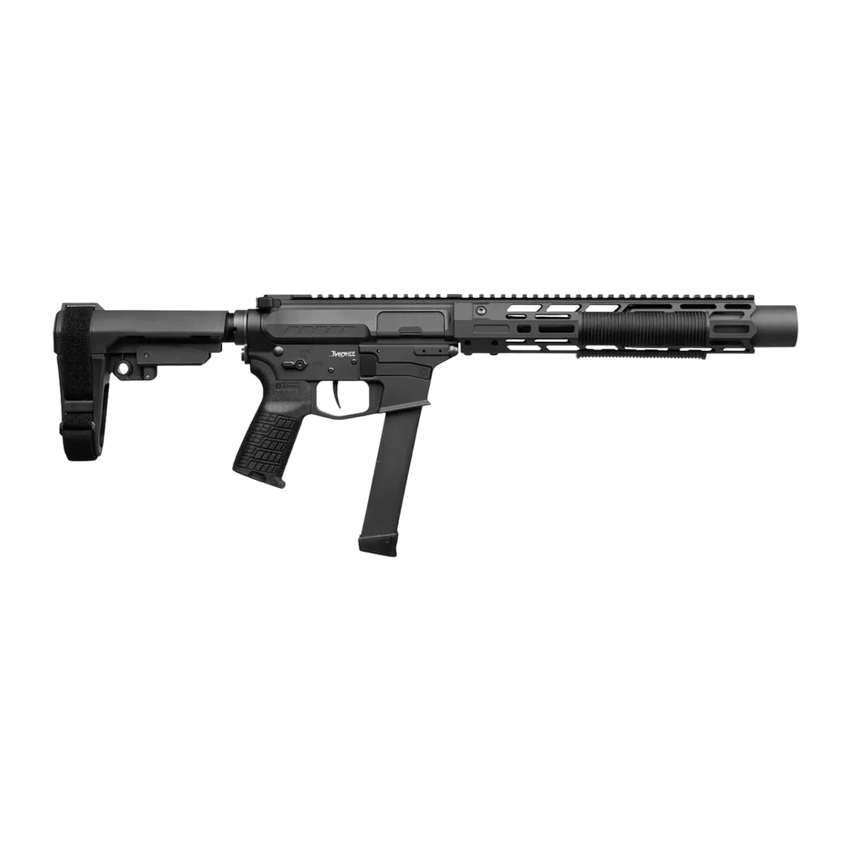 CMMG 99A6832-AB Zeroed Banshee MkGs 9mm Luger 33+1 6.50" Black Nitride Threaded Barrel CMMG 99A6832-AB Zeroed Banshee MkGs 9mm Luger 33+1 6.50" Black Nitride Threaded Barrel