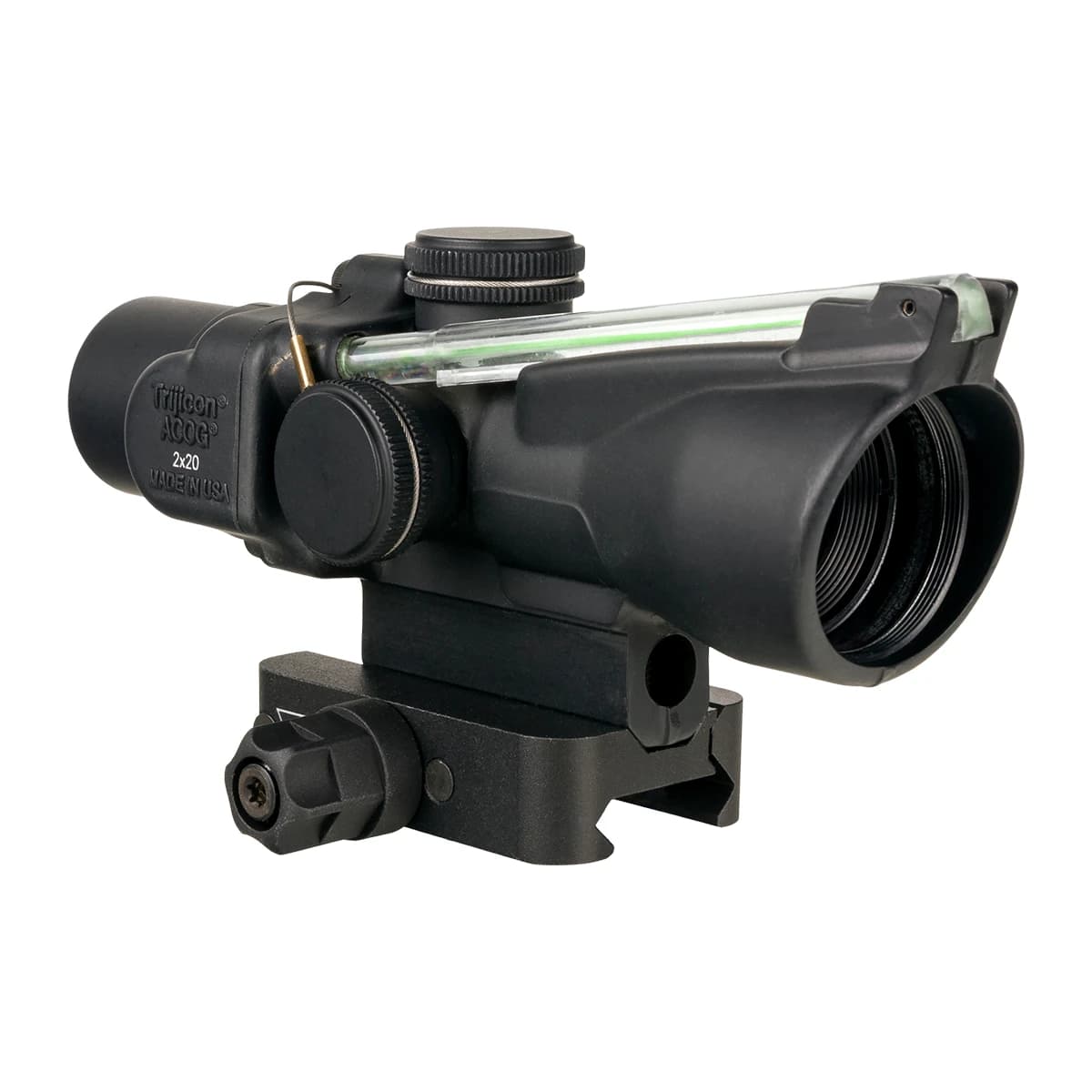 Trijicon 400416 Black Matte 2x20mm RTR Horseshoe Green Dot Reticle Trijicon 400416 Black Matte 2x20mm RTR Horseshoe Green Dot Reticle