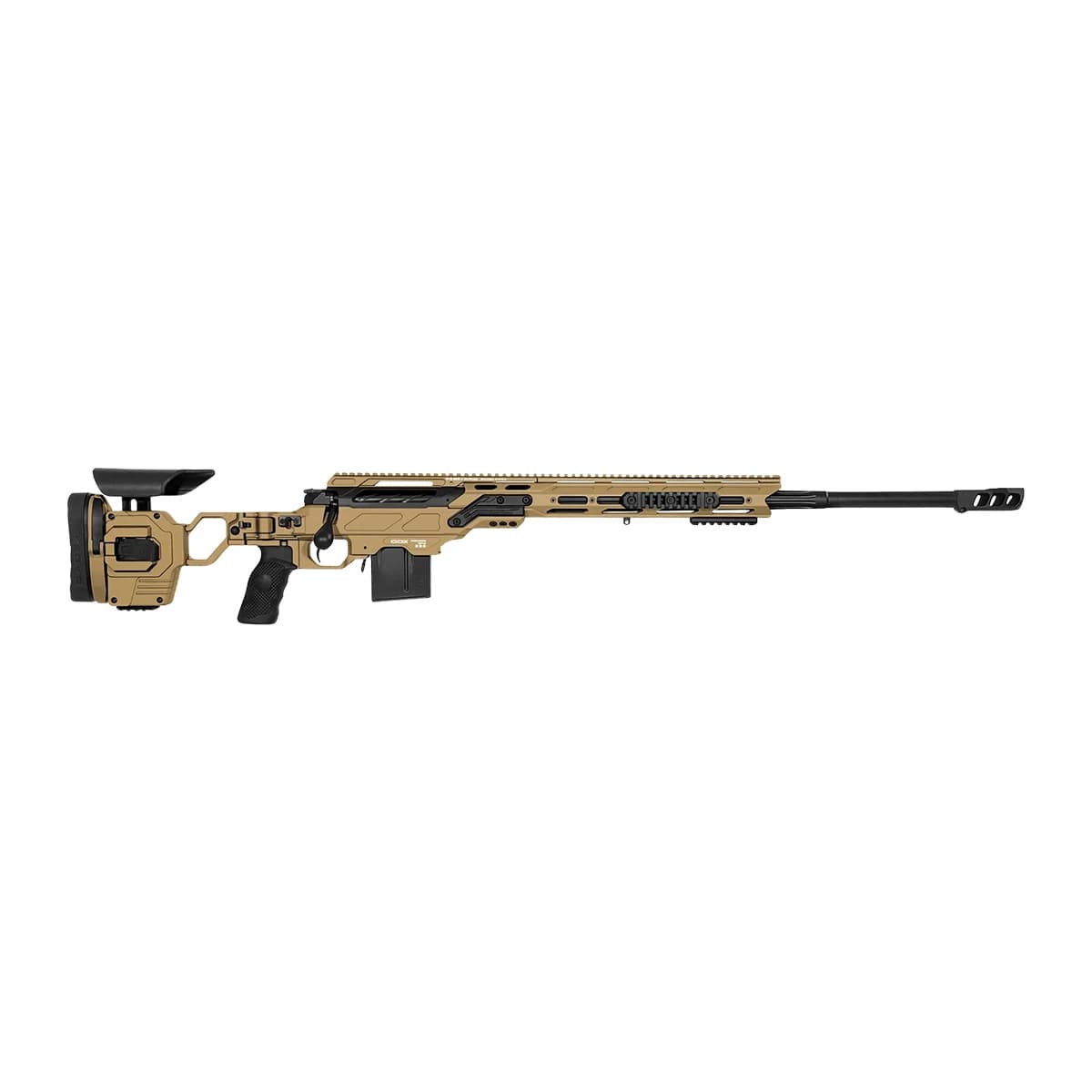 Cadex Inc CDX30LITE6524BR20I2B1N CDX-30 Lite 6.5 Creedmoor 10+1 24" Black DLC Fluted Threaded Barrel Cadex Inc CDX30LITE6524BR20I2B1N CDX-30 Lite 6.5 Creedmoor 10+1 24" Black DLC Fluted Threaded Barrel