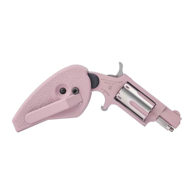 North American Arms 22MS-RC-HG Rose 22 LR 5rd Shot 1.13" Pink Champagne Cerakote Stainless Steel Barrel North American Arms 22MS-RC-HG Rose 22 LR 5rd Shot 1.13" Pink Champagne Cerakote Stainless Steel Barrel